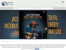 Tablet Screenshot of moonlightrecords.com